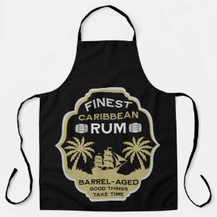 Rum Drinker Geschenk Schürze