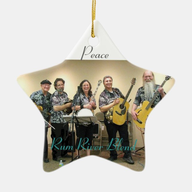 Rum-Fluss-Mischung 2010 Keramikornament (Vorne)