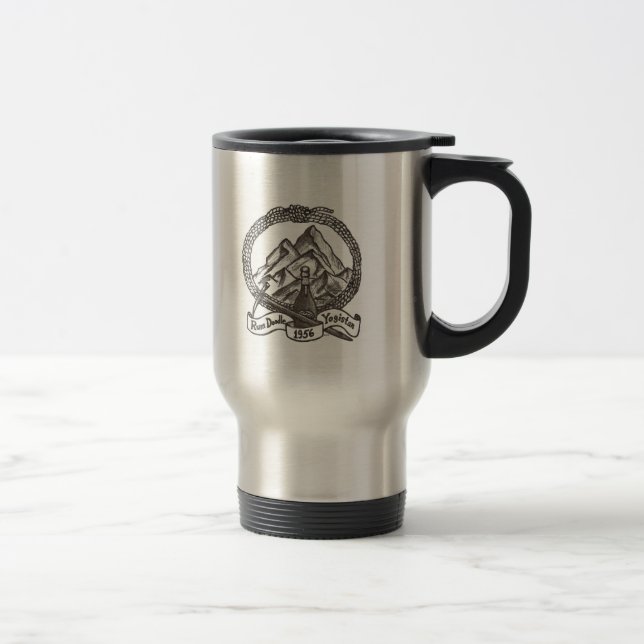 Rum-Gekritzel-Tasse Reisebecher (Rechts)