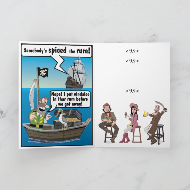 RUM JOKE. KARTE (Innenseite)