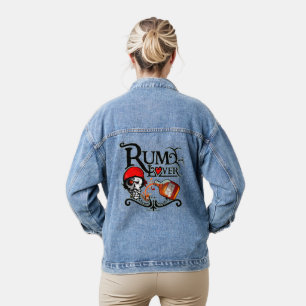 Rum Liebhaber Jeansjacke