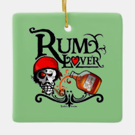 Rum Liebhaber Keramikornament