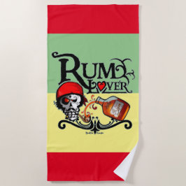 Rum Liebhaber Strandtuch