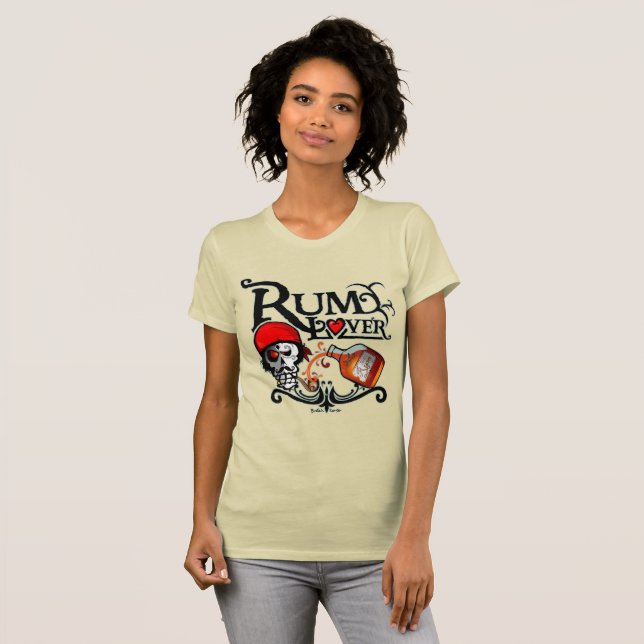 Rum Liebhaber T-Shirt (Vorne ganz)