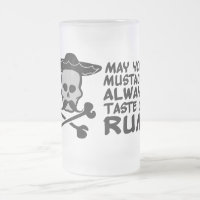 Rum Mustache Tasse - wählen Sie Stil, Farbe
