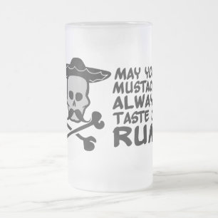 Rum Mustache Tasse - wählen Sie Stil, Farbe