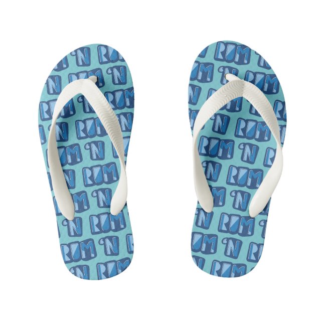 Rum 'n Yorkshire British Slang Flipflops (Fußbett)