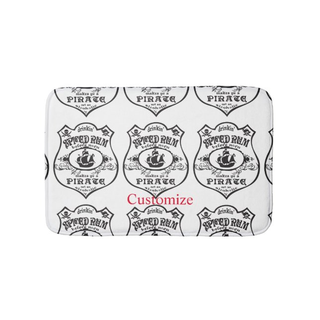 Rum Pirate Drink Thunder_Cove Badematte (Vorderseite)