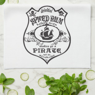 Rum Pirate Drink Thunder_Cove Geschirrtuch