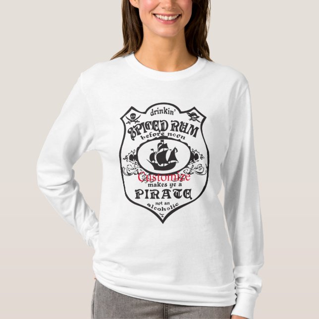 Rum Pirate Drink Thunder_Cove   T-Shirt (Vorderseite)