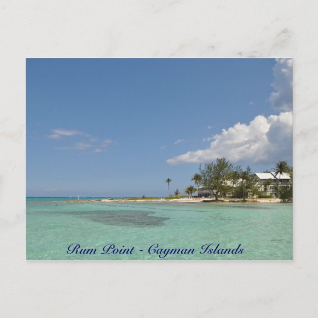 Rum Point - Cayman Islands Postkarte (Vorderseite)