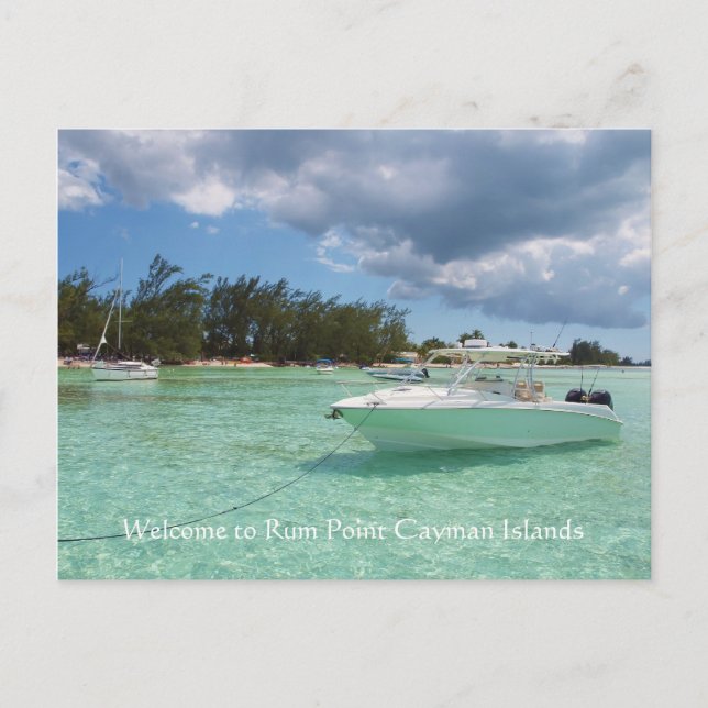 Rum Point Cayman Islands Postkarte (Vorderseite)