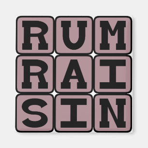 Rum Raisin, Eiskremaroma Magnet