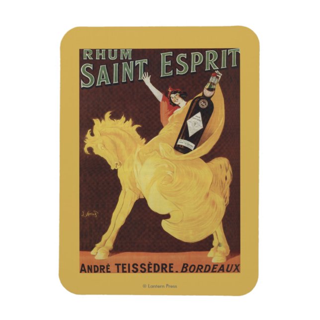 Rum Saint Esprit - Andre Teissedre Promo Magnet (Vertikal)