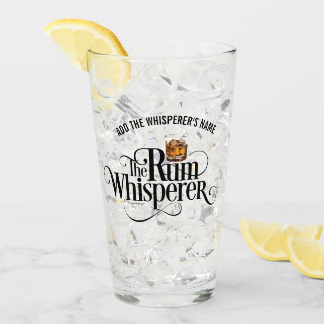 Rum Whisperglas Glas (Vorderseite Ice)