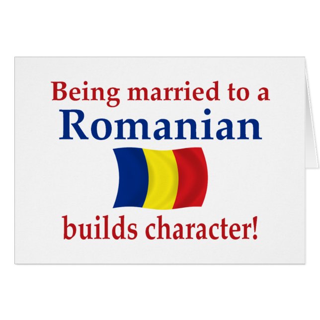 Rumäne errichtet Charakter (Vorderseite (Horizontal))