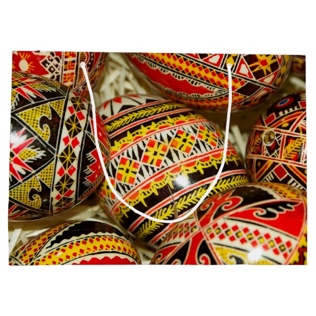 Rumäne-Ostereier Große Geschenktüte (Rückseite)