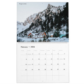 Rumänien 2024 Zwei Seiten großer Kalender, weiß Kalender