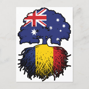Rumänien Australisch Australien Tree Roots Postkarte