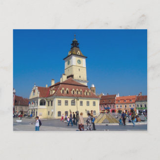 Rumänien, Brasov, Hauptplatz der Stadt Postkarte