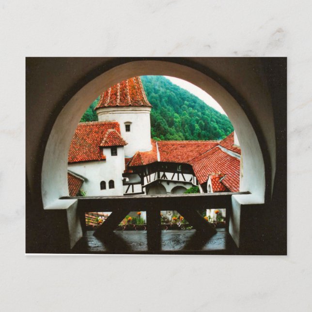 Rumänien, Dracula's castle, Bran, Transylvannia, Postkarte (Vorderseite)