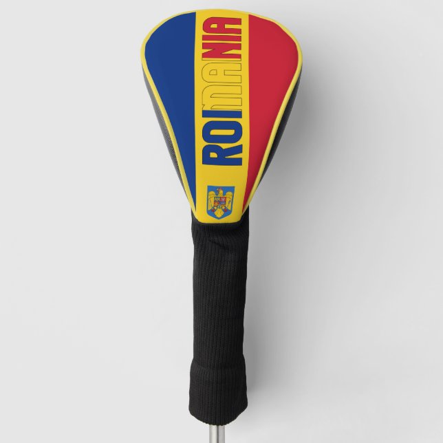 Rumänien Flagge Gorgetic Patriotic Golf Headcover (Vorderseite)
