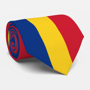 Rumänien-Flagge Krawatte
