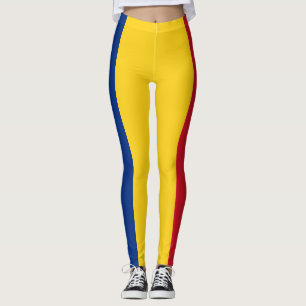 Rumänien-Flagge Leggings