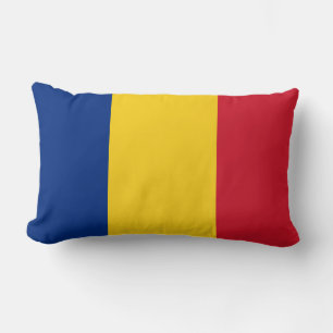 Rumänien-Flagge Lendenkissen