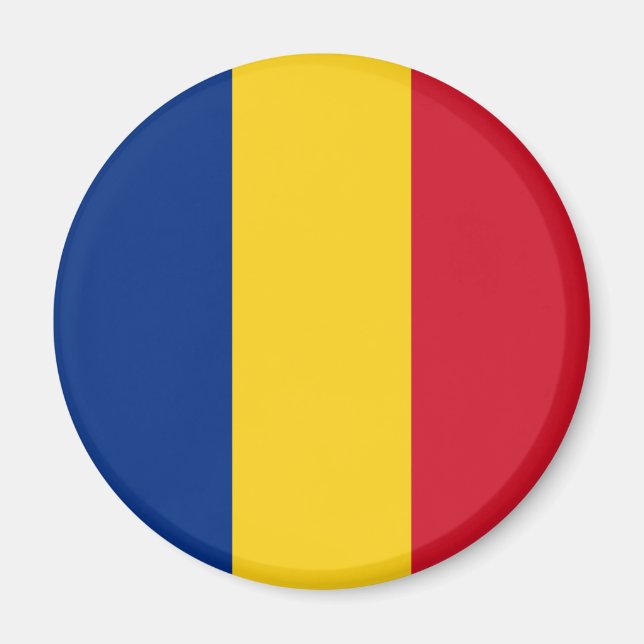 Rumänien-Flagge Magnet (Vorne)