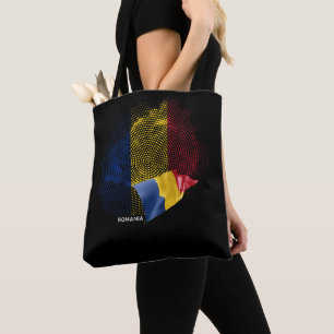 Rumänien-Flagge Tasche