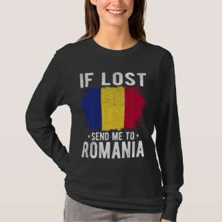Rumänien Flaggenstaat Souvenir - Wenn ich verloren T-Shirt