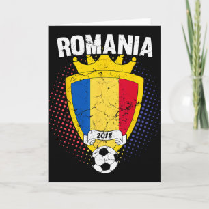 Rumänien Fußball Rumänische Flagge Nationalmannsch Karte