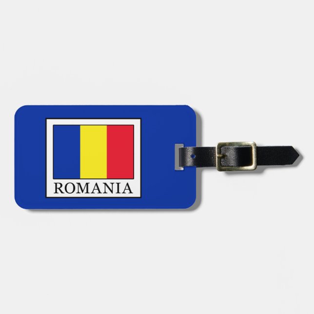 Rumänien Gepäckanhänger (Vorderseite horizontal)