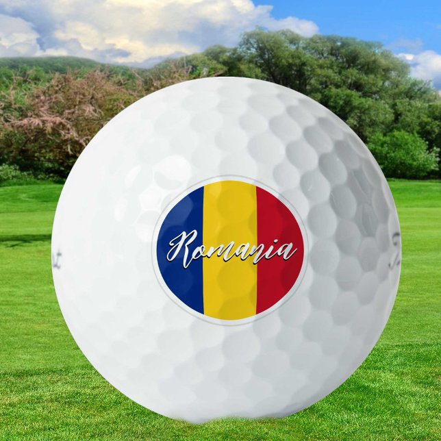 Rumänien Golf Balls, Flaggengolfer / Patrioten Golfball (Von Creator hochgeladen)