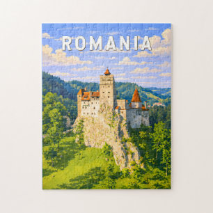 Rumänien Illustration Reise Kunst Vintage