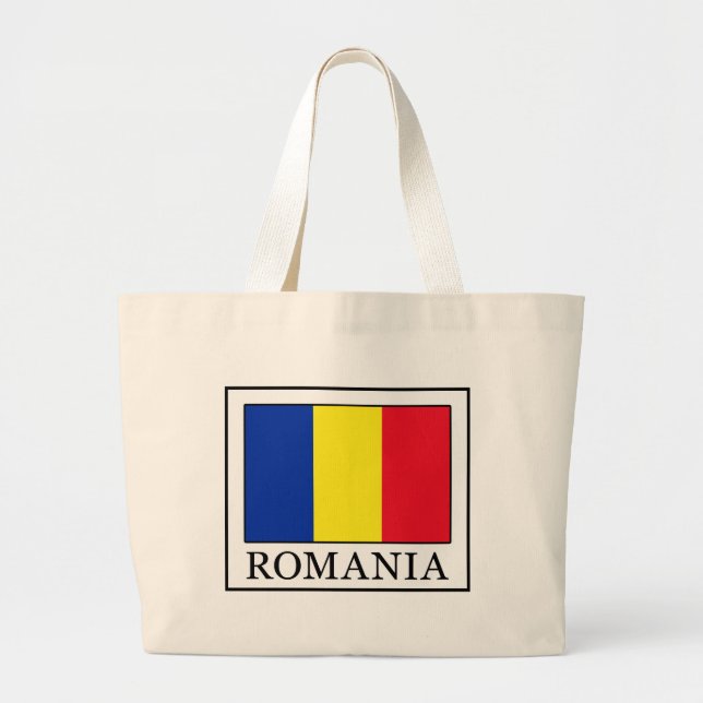 Rumänien Jumbo Stoffbeutel (Vorne)