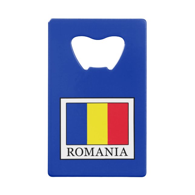 Rumänien Kreditkarten Flaschenöffner (Vorderseite)
