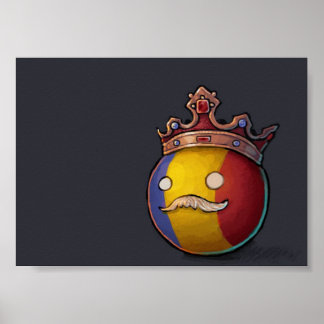Rumänien Landball Poster
