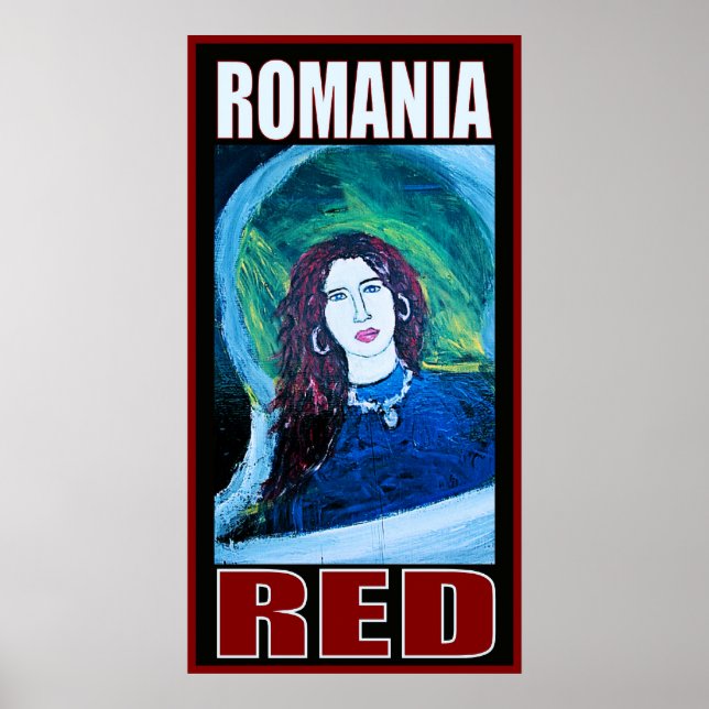 RUMÄNIEN RED POSTER (Vorne)