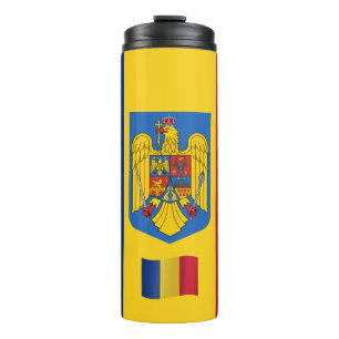 Rumänien Reisen Umarmung, patriotische rumänische  Thermosbecher