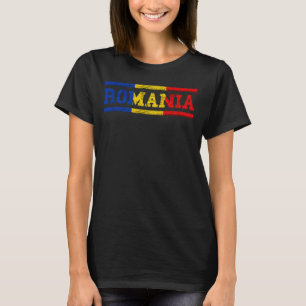 Rumänien Rumänien - Rumänische Flagge Rumänischer T-Shirt