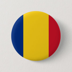 Rumänien - rumänische Flagge - Drapelul României Button