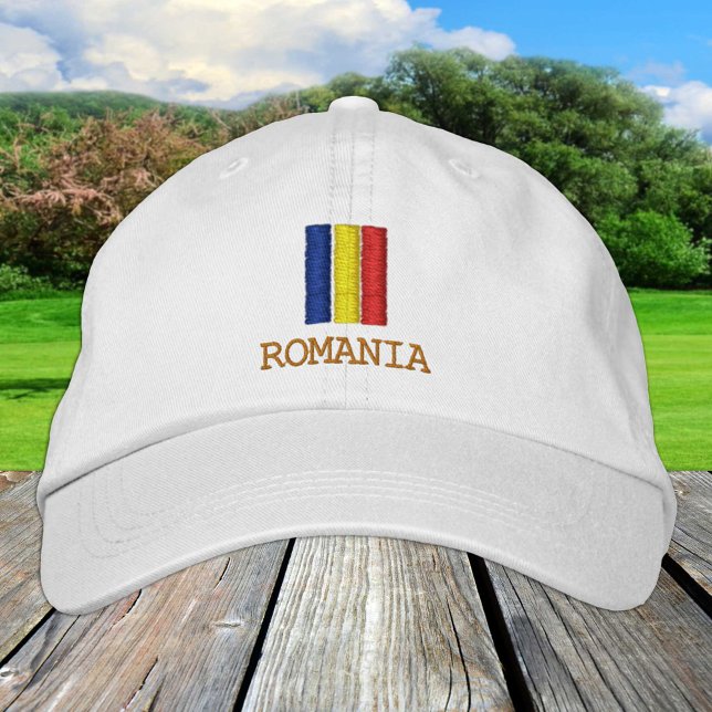 Rumänien & Rumänische Flaggenmode / Patrioten Bestickte Baseballkappe (Von Creator hochgeladen)