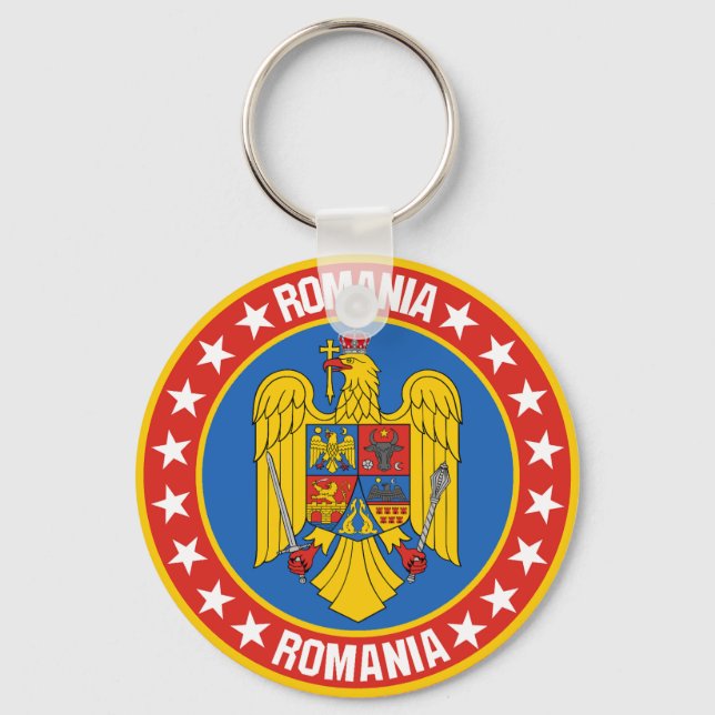 Rumänien Schlüsselanhänger (Vorderseite)
