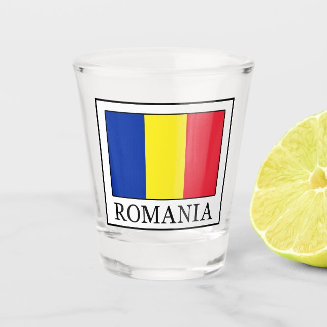 Rumänien Schnapsglas (Vorderseite)