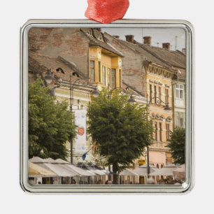Rumänien, Sibiu. Neue Stadt. RF) Ornament Aus Metall