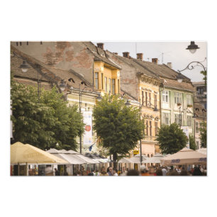 Rumänien, Sibiu. Neustadt. RF) Fotodruck