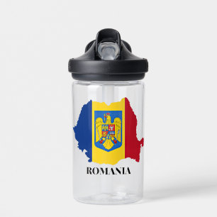 Rumänien - Silhouette, gekennzeichnet Trinkflasche