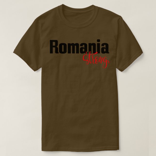Rumänien stark T-Shirt (Design vorne)